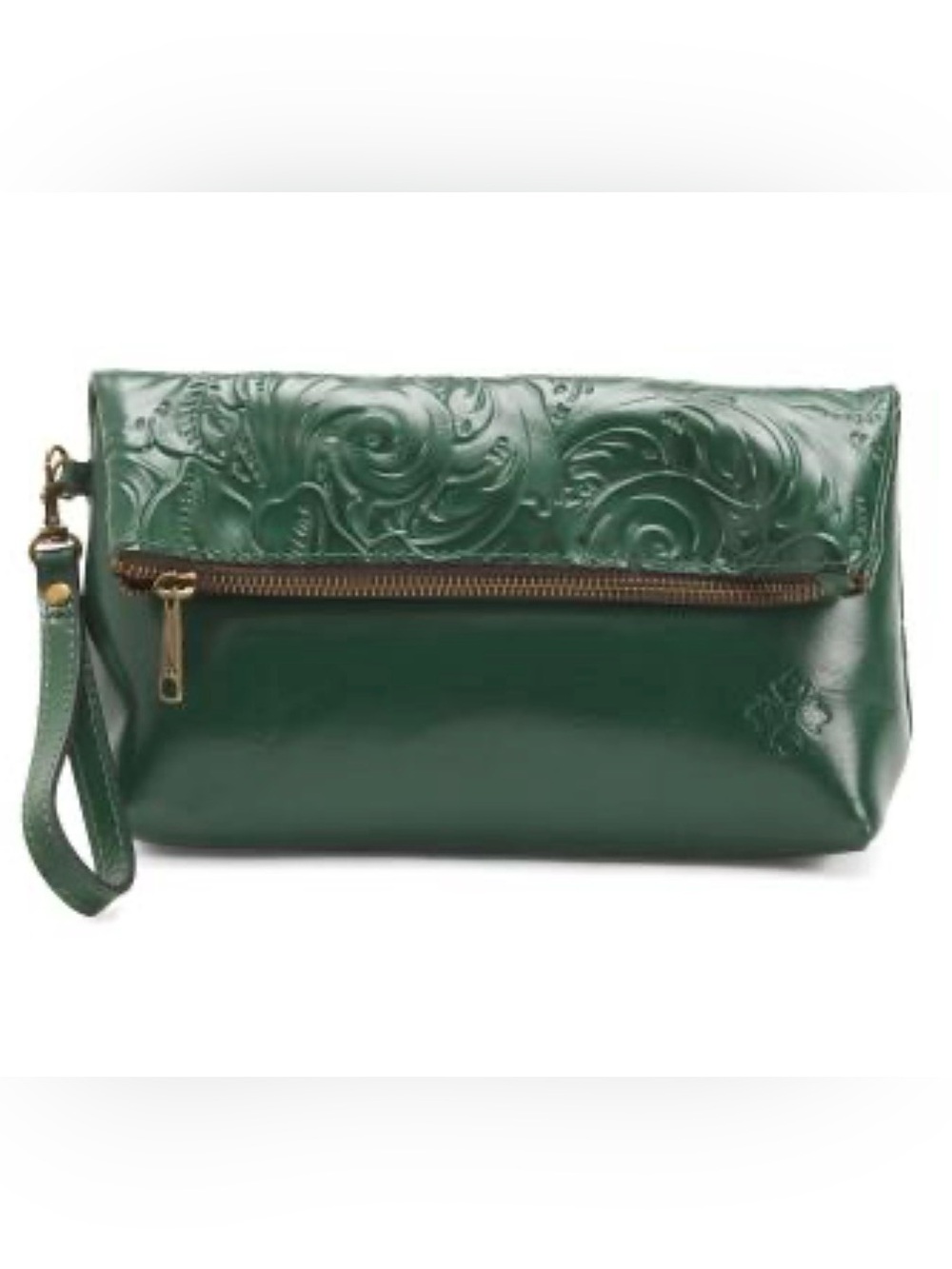 Patricia Nash Valerie Italian tooled Soft Green